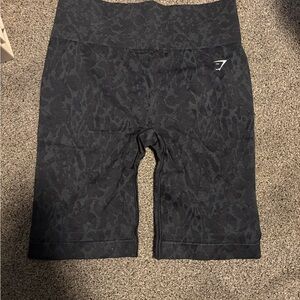 Gymshark Charcoal Patterned Athletic Shorts